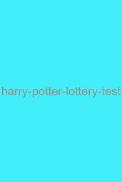 Harry Potter Lottery Test