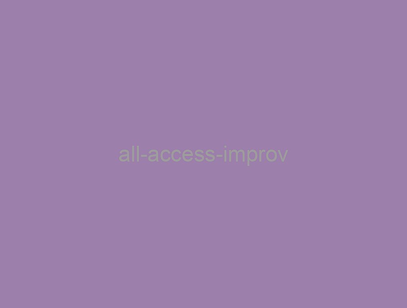 All Access Improv